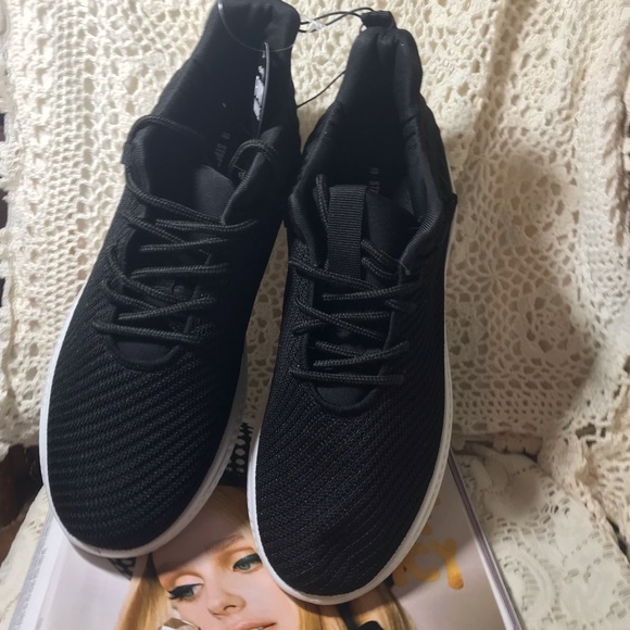 NEW Black Quilted Sneakers! Size 9. You get the pink pair free! - Picture 5 of 9